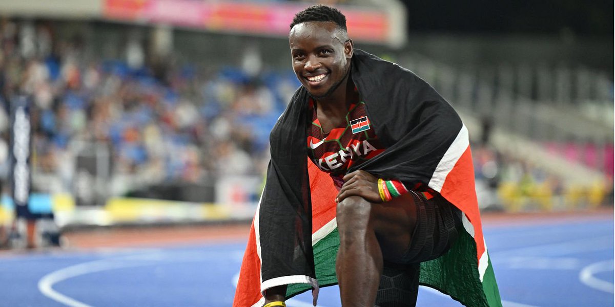 Ferdiomanyala's tweet photo. "A record breaker and a history maker"
1 year ago today I became the first Kenyan to win a gold medal at the commonwealth games in the 100m. https://t.co/RuBi5aH8a5