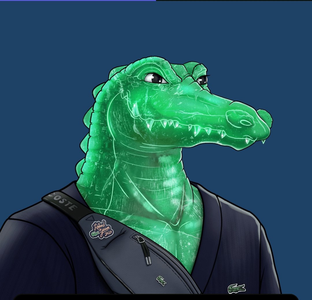 Fv20000's tweet image. One day, one baby of the Flav’s collection

The Emerge #2304🐊
Crystal 🐊RG

Everyone is welcome in the swamp 💚

Discord : discord.gg/undw3
Twitter : @undw3_lacoste
The Emerge : opensea.io/collection/lac…

#UNDW3 #Lacoste #Web3 #NFT #ETHEREUM #ETH #opensea