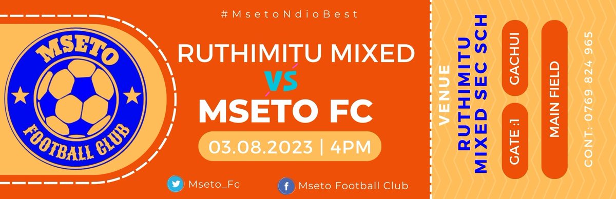 Mseto_Fc's tweet photo. Alafu tuko na Build up match today. Kama kawa Support yenu ni Muhimu.
#MsetoNdioBest https://t.co/pq4TBD2XpG