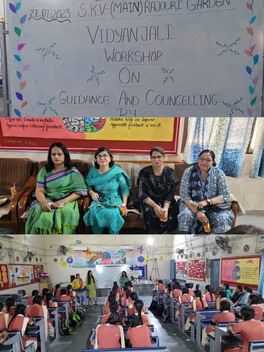 #vidyanjali #Volunteer  Akshita successfully conducted Guidance&amp; Counselling for class 12th students
At SKV Main Rajouri Garden,1515022
Stu Imp:60
UDISE :07070110501
Distt: WEST A
HOS :Poonam Choudhary
CRCC :Rahul
Date:27/07/23
DURCC :Sneha Trivedi