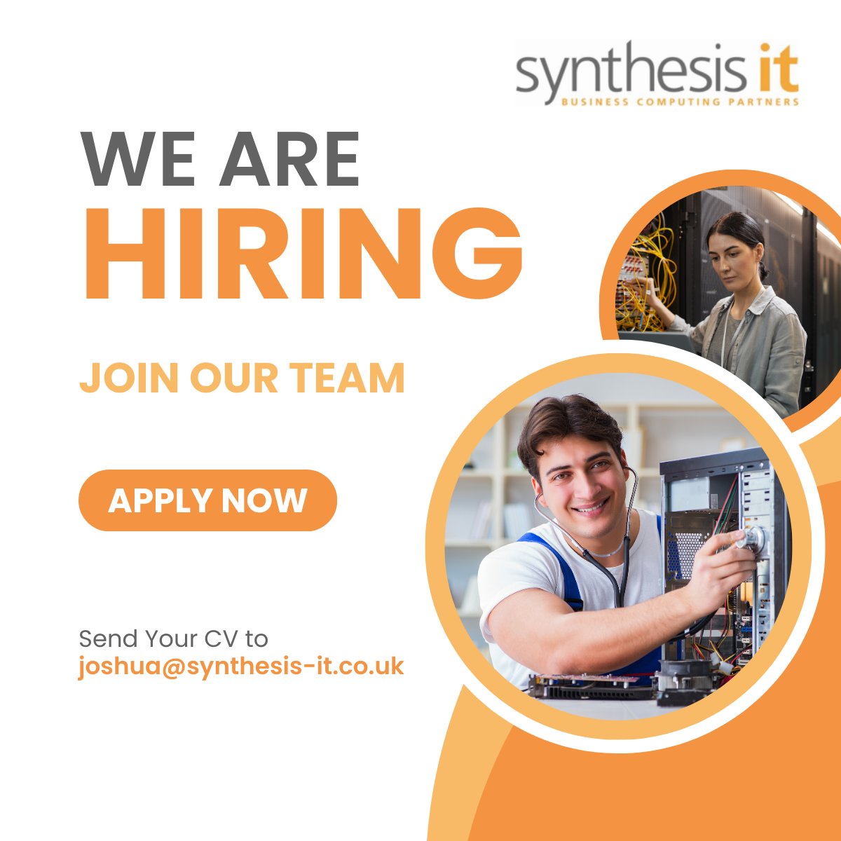 Synthesis_it's tweet photo. 🚀 Join Our Team! 🚀 

We're hiring for an IT Technician to join us.

Find full details, and how to apply, here: https://t.co/OsSm92FVwz 

#Hiring #ITTechnician #TechJobs #Newcastle #ITSupport #NorthShields https://t.co/aJGhbrkJHb