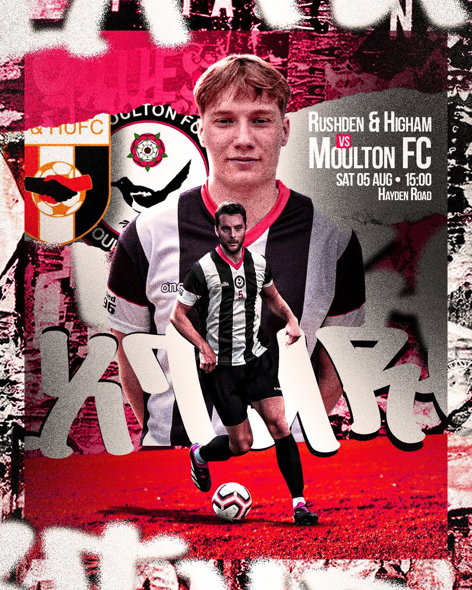 Moulton Football Club (@fc_moulton) on Twitter photo ⚽️ Gameweek 1 of 38 ⚽️
The season is so nearly here 🙌🏻
📆 Saturday 5th August
⏰ 3pm
🏟️ Hayden Road
🆚 <a href="/RandHUFC/">Rushden & Higham Utd</a>
🏆 League
Get across to Hayden Road and support the boys in their opening fixture of the 23/24 season ⚫️⚪️ ⚽️ Gameweek 1 of 38 ⚽️
The season is so nearly here 🙌🏻
📆 Saturday 5th August
⏰ 3pm
🏟️ Hayden Road
🆚 <a href="/RandHUFC/">Rushden & Higham Utd</a>
🏆 League
Get across to Hayden Road and support the boys in their opening fixture of the 23/24 season ⚫️⚪️