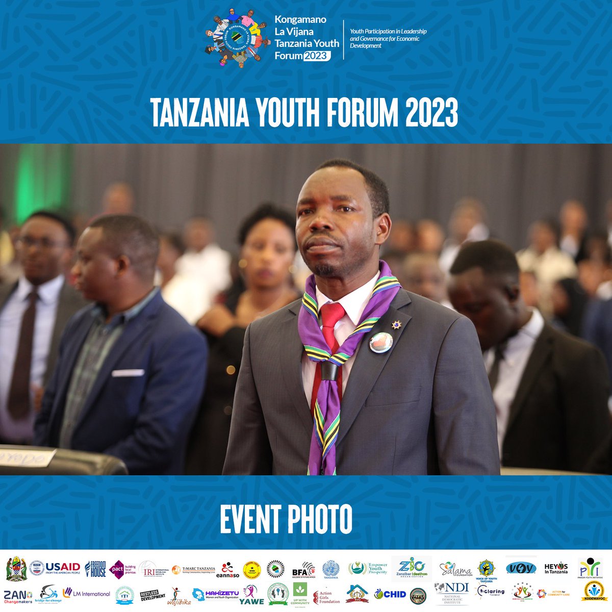 youthforum_Tz's tweet photo. “Takwimu za sensa ya zinaonesha 56% ya nguvu kazi ya Taifa ni Vijana “ mh.Patrobasi Katambi  #TYF023  #kongamanolavijana2023 https://t.co/Htf8jKvMhp