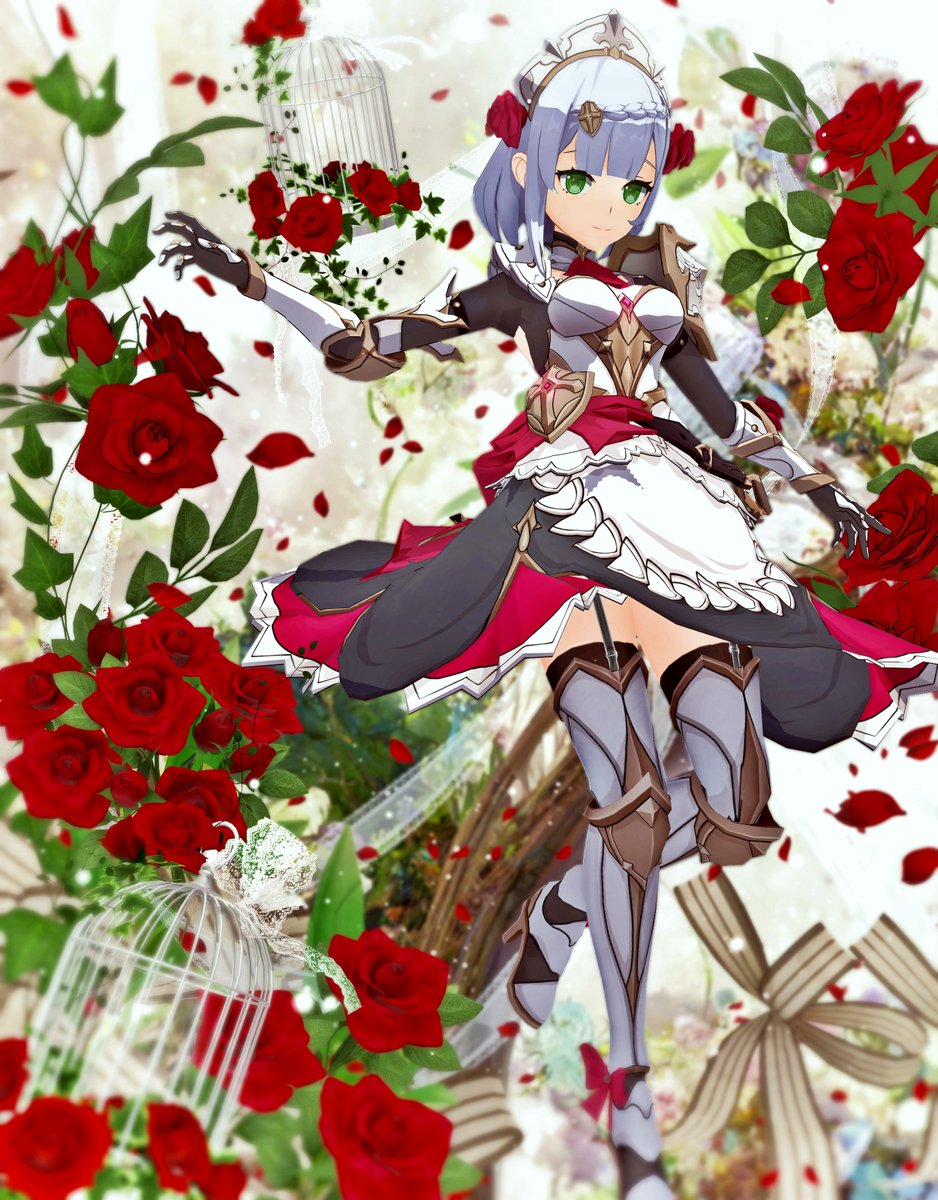 原神MMD】ノエルさん ＜使用モデル＞ ・ノエル「miHoYo様・微波叮桃子