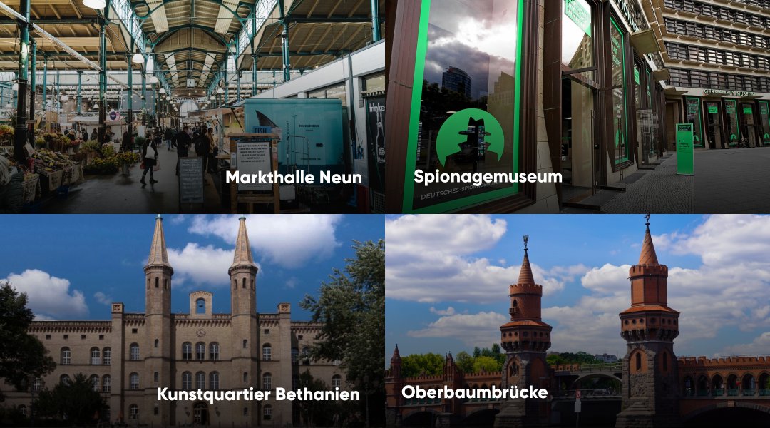 Bliq operates in many countries, but our place of origin is Berlin 🗼 Here is our top-4 of places that you should visit if you come to Belrin!

Tell us about your favourite place in Thread