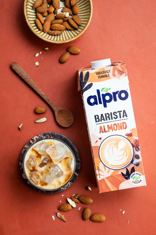 Alpro on X: Alpro Barista Almond for your morning coffee. Match