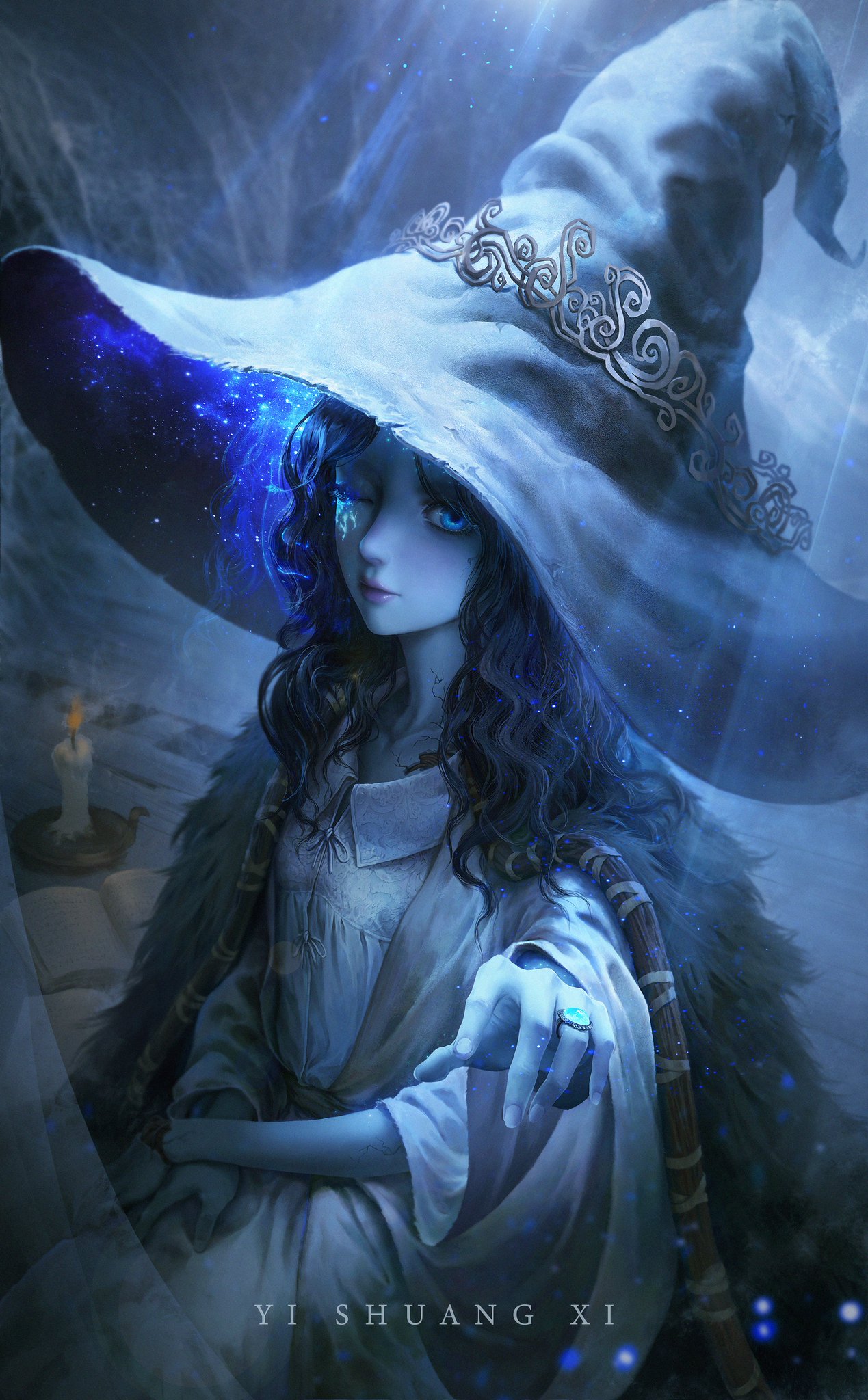 THE ART OF VIDEO GAMES on X: Fan art  Elden Ring - Ranni the Witch  Artist: sisterTAO  / X