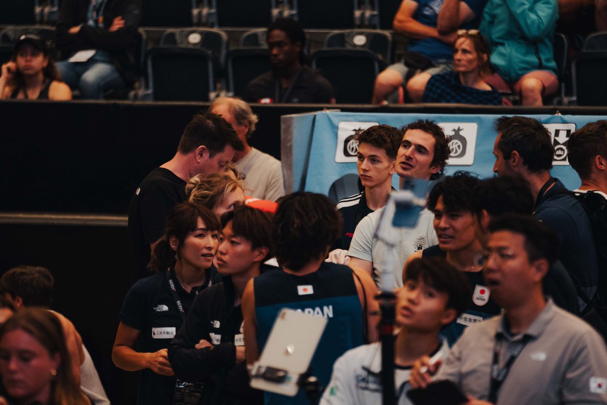 Halfway through an intense, action-packed day in Bern 🇨🇭, which kicked off with the men's Lead qualification round! Live results 👉 ifsc.hopp.bio/bn23mlr #IFSC #SportClimbing #BernWCH #BernToClimb