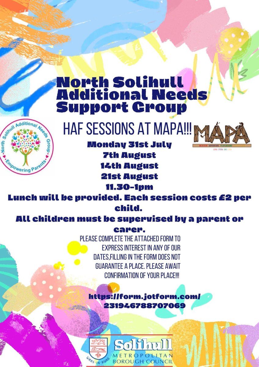 North Solihull Additional Needs Support Group tweet media