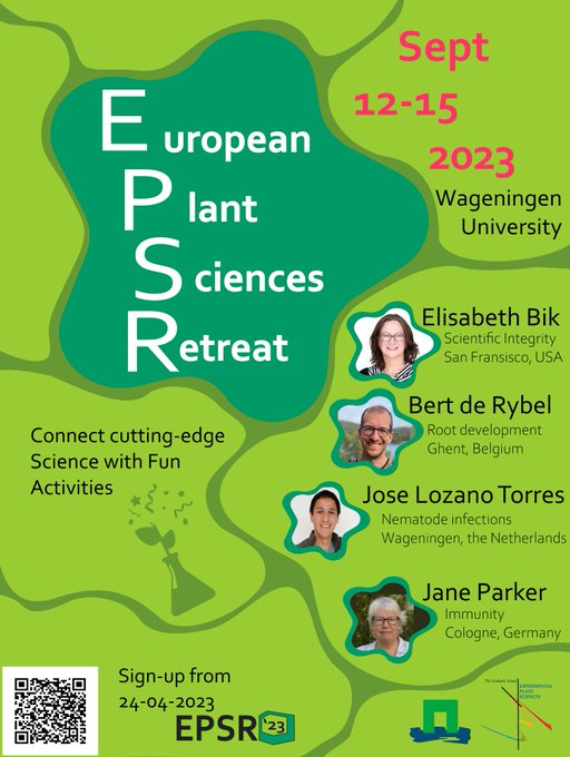 Are you a PhD student and crazy about plant sciences? Don't miss out the European Plant Sciences Retreat!!!
