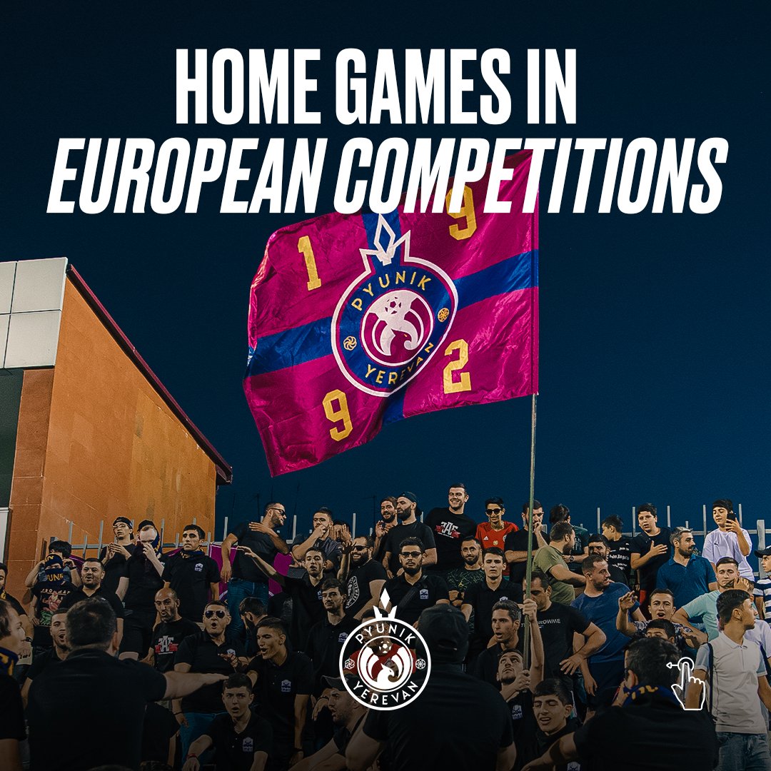 FC_Pyunik's tweet photo. Today we hold the Conference League match in our field π
Let's look at the statistics of Pyunik home games in European competitions π§
#Pyunik #PyunikKalmar #ConferenceLeague #gopyunik https://t.co/8D0a5iDylL