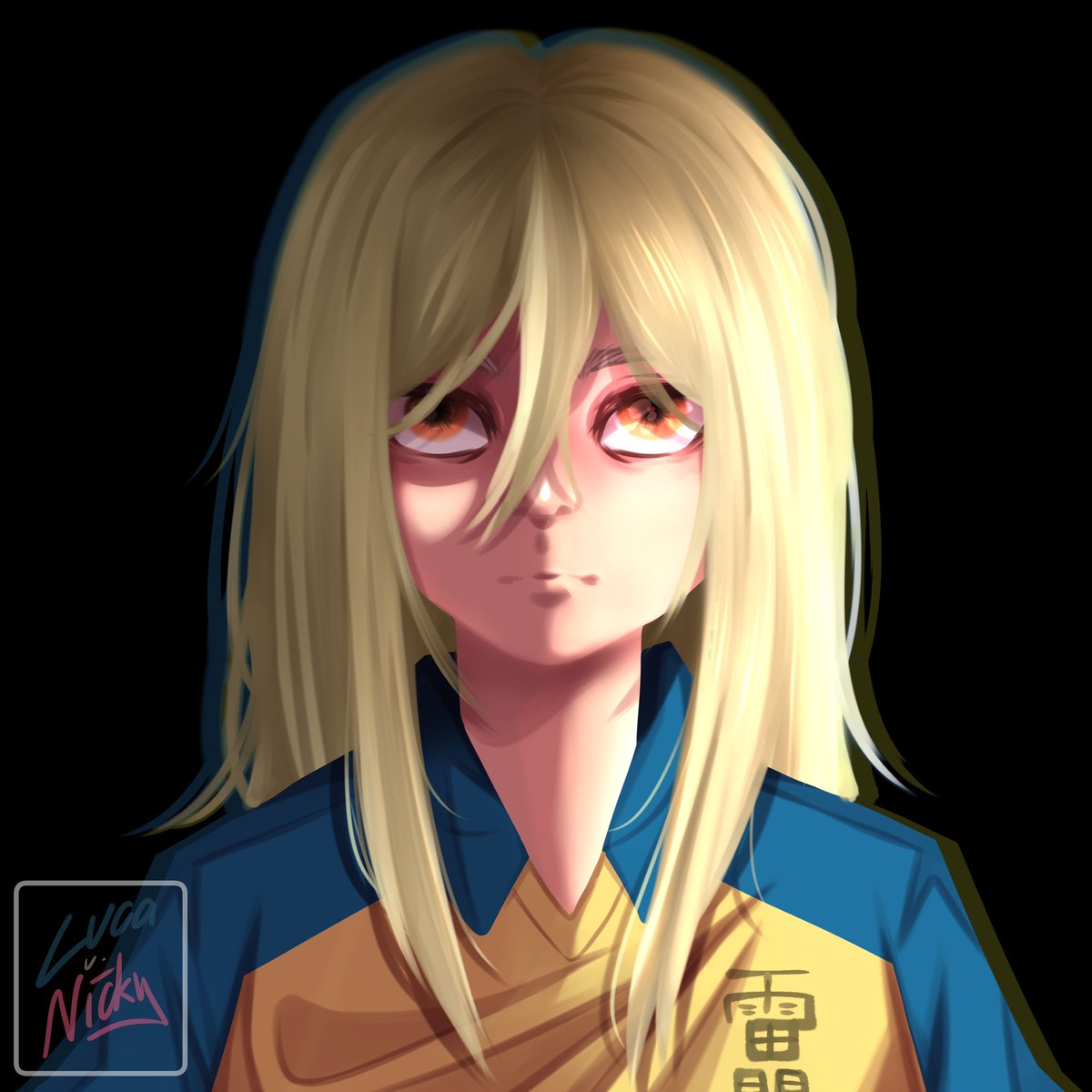 Hab von <a href="/LucaInaktiver/">𝕷𝖚𝖈𝖆</a> seine angefangene Zeichnung ins Gesicht geworfen bekommen und das daraus gemacht --

Charakter am Bild ist Byron Love aus Inazuma Eleven