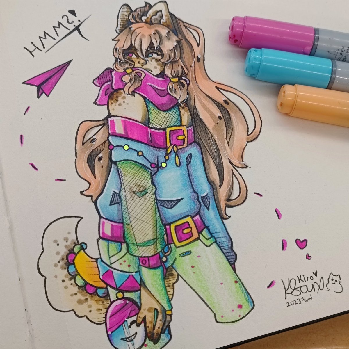 😒~ Hmm?! ~😒
.
I couldn't resist to revamp my Jitai-Ai again! Do you also have a character you really like more than the rest?~✨
.
.
#germanmangaart #germanart #schminckehoradam #mixedmediaartist #copicmarker #polychromospencils #closedspecies #originalcharacter