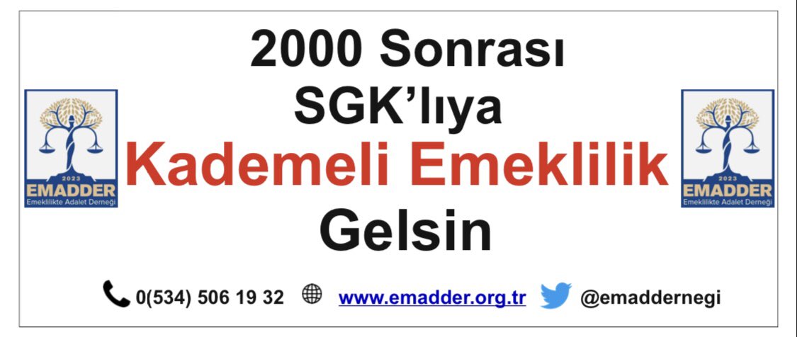 EmadDernegi's tweet photo. Değerli EMAD-DER Ailesi Üyeleri; 

17-20 yıl fazla çalışmak ve geç emekli olmak hayatımızın önemli bir kısmını ıskalamak anlamına geliyor.

Haklı mücadelemizi sürdürdüğümüz en önemli buluşma noktamız Telegram grubumuz.

Telegram grubumuzda davamızla ilgili tüm bilgiler, gelişmeler, yapmamız gereken herşey hakkında canlı olarak bilgilendirmelerimiz mevcut.

Lütfen eğer yoksa whatsapp benzeri bu uygulamayı telefonlarımıza indirip mücadelemizin kalbinde yer alarak geleceğimize sahip çıkmayı seçelim. 

Kaderine razı olmamış, kendisine verilmeyen hakların verilmesini için mücadele eden, çoluğunun çocuğunun geleceği için gayret gösteren kişiler arasında yer almak için aşağıdaki linkten aramıza katılmanızı bekliyoruz…

👇👇👇👇👇👇👇

https://t.co/NWANCZuWpB

#TekÇözümKademe