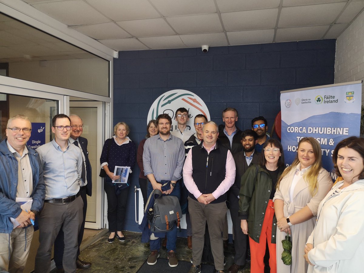 DingleHub's tweet photo. Delighted to welcome SEAI to the Dingle Hub this week to show them all the work we are doing in the Dingle Hub 🥳 Thanks to everyone for coming. 

#seai #kerry #dinglehub https://t.co/nFnIdic4x5