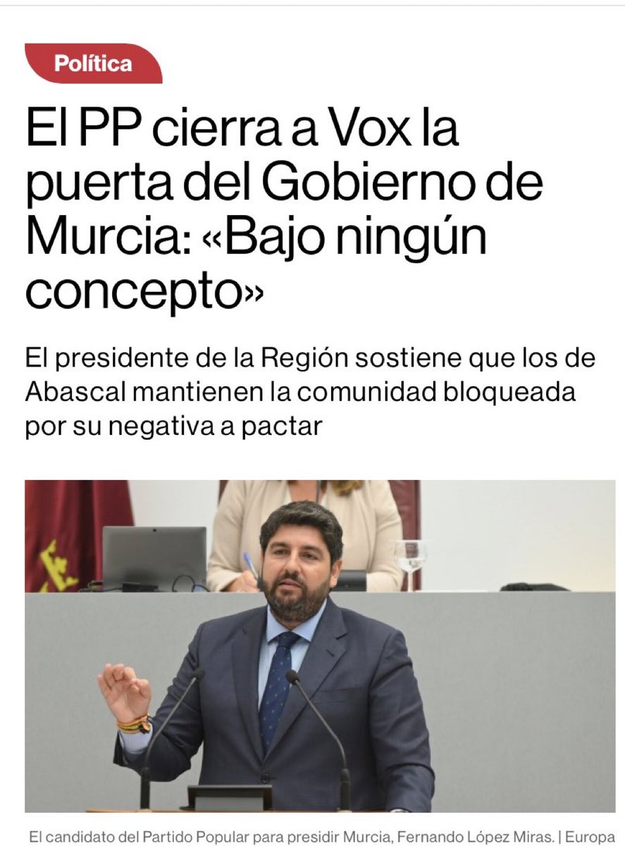 Mnica01163438's tweet photo. #Fachas
Otro sin #Escrupulos
Menos amenazas
Más h.....a elecciones
@LopezMirasF
Ten coraje habré las urnas
Escucha estoy por empatronarme en Murcia
Por joderte y votar vox
👎👎👎👎👎👎 https://t.co/vDINSakT4A