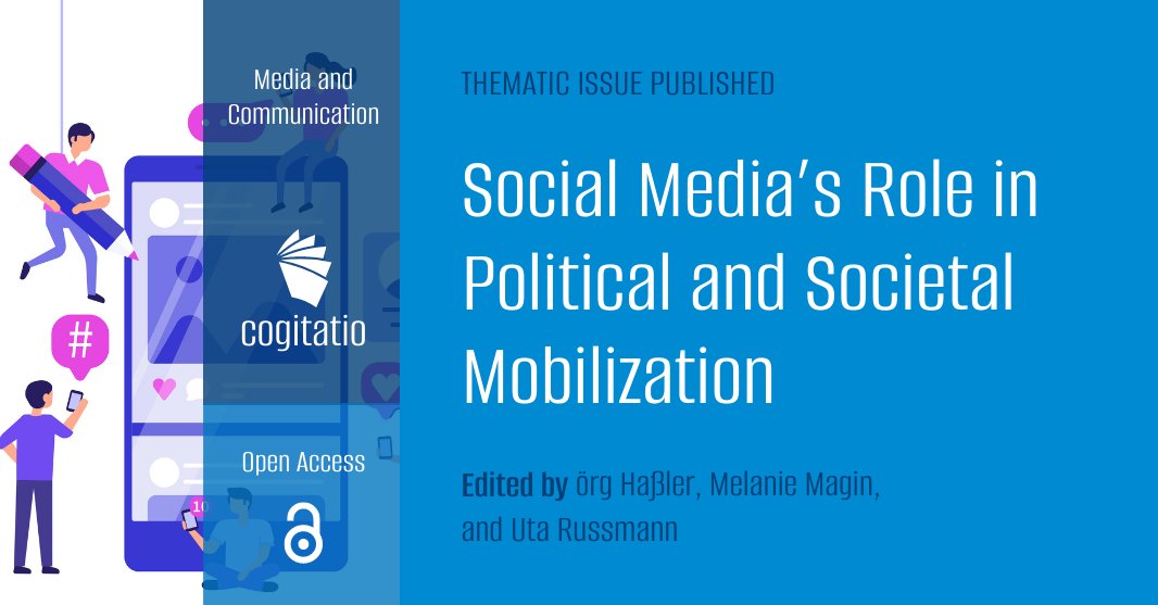 Social media is a powerful tool for political mobilization.

Our new #openaccess issue explores how #socialmedia can be used to recruit citizens to participate in politics, and how citizens respond to mobilization appeals.

Issue: shorturl.at/hvZ18

Main findings (🧶)