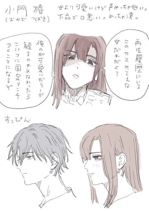 唐突に椿というキャラを出してしまった…ファンボックスにあげていたキャラクターです ついでにお気に入りのやつ3枚