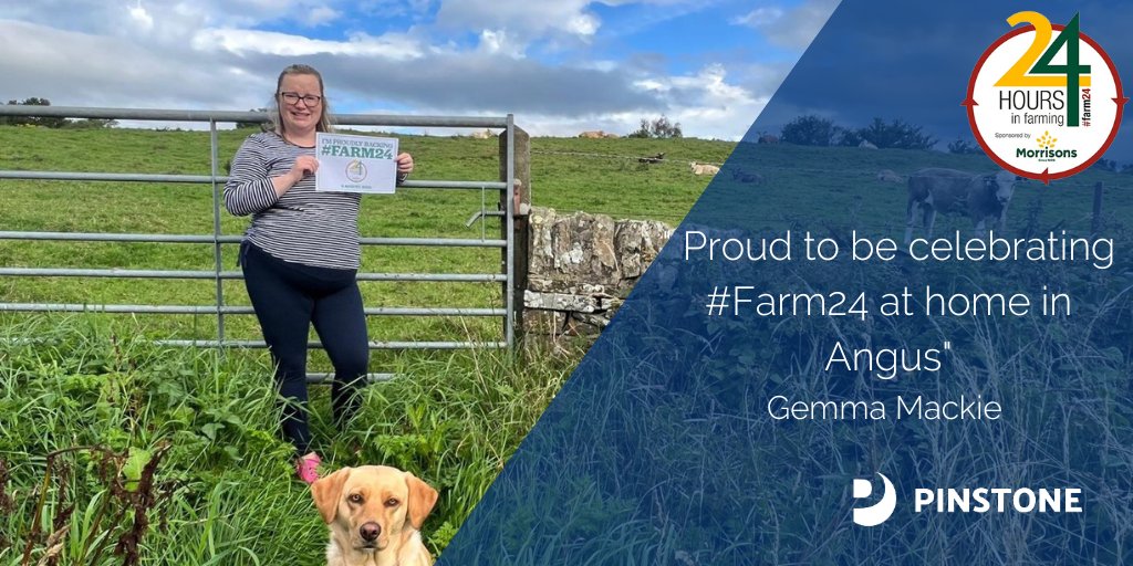 Gemma Mackie is pledging her support for #FARM24 at home on a beef and arable farm.  

Make sure you are sharing your favourite #FARM24 content to help raise the profile of the incredible efforts of farmers going on around the clock