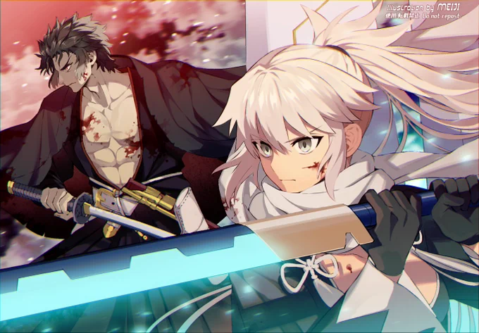 沖田さんと土方さん  #FGO