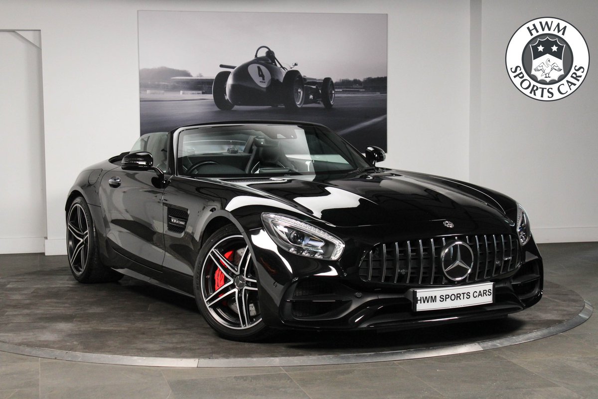 hwm_sportscars's tweet photo. Our latest arrival! 2017 Mercedes AMG GT-C Roadster. Fantastic condition and only covered 12,050 miles! Full details now live on our website. 

£84,990.

#hwm
#mercedes 
#amggtc
#amg
#v8
#biturbo https://t.co/f8Pc2bbPLw