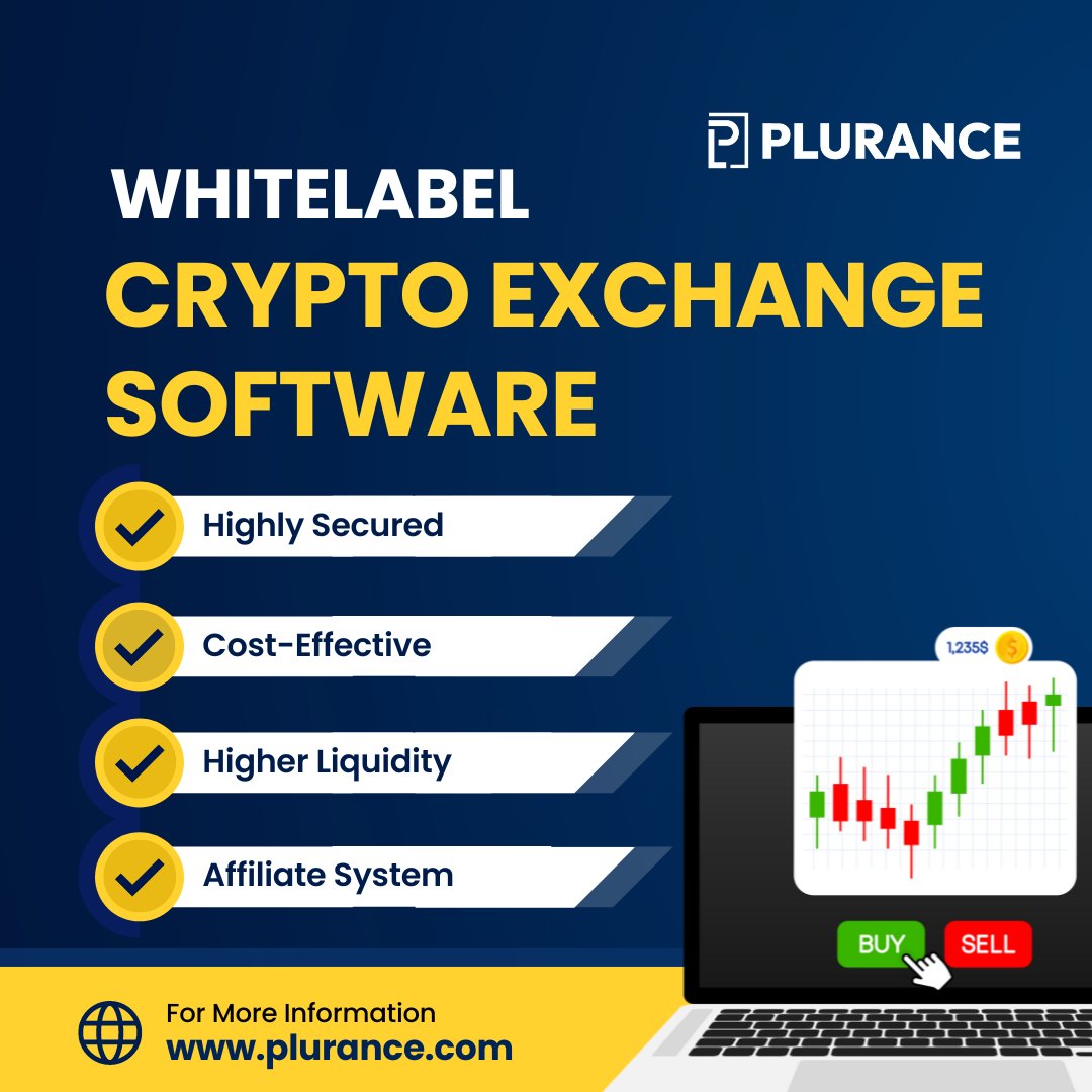 plurancetech's tweet photo. If you're an #entrepreneur, a #financialinstitution, or a #techenthusiast then #WhiteLabel #CryptoExchangeSoftware is your gateway to the exciting world of #digitalasset #trading. 

Free demo <>  https://t.co/F2jQrvis85

#plurance #crypto #BITCOIN #P2P #DEX #centeralized #OTC https://t.co/GBwdtWekKf