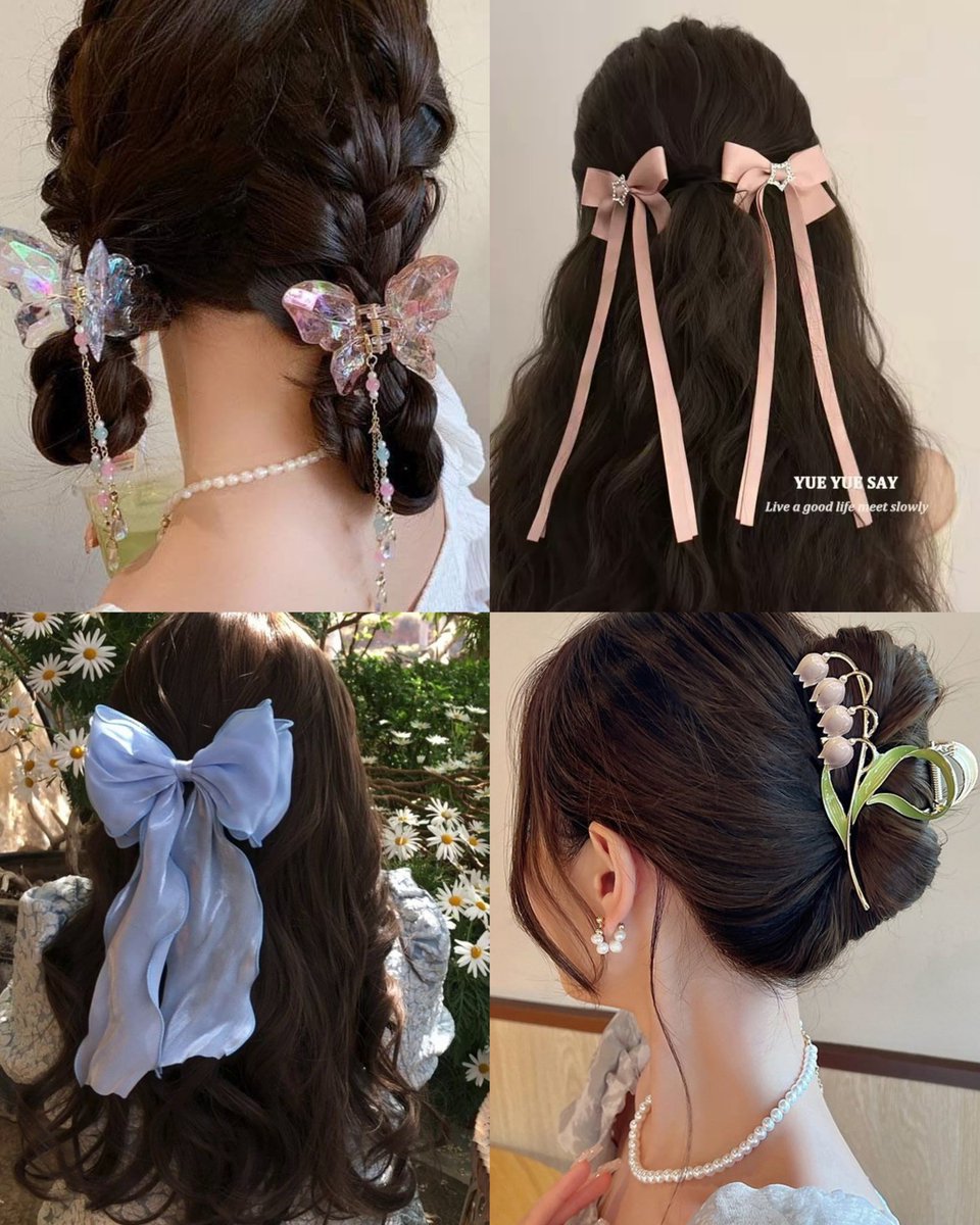 263juta's tweet photo. pretty hair accessories on shopee

— a thread https://t.co/VKxhpKkONV