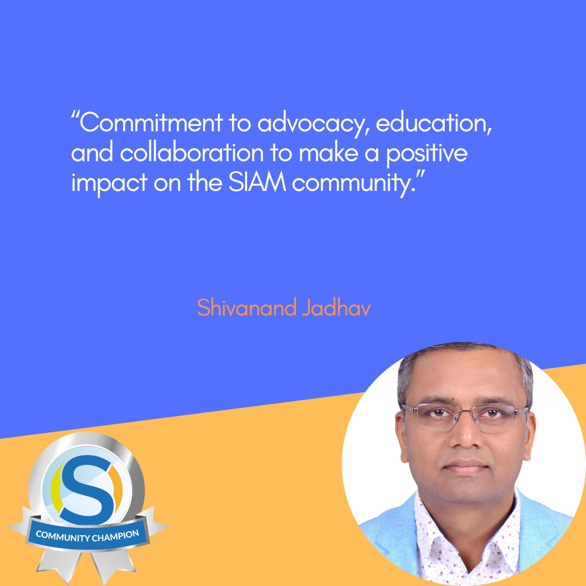 scopismnews's tweet photo. 🌟 Join us, and let's make a real difference, hand in hand as community champions! Thank you Shivanand Jadhav, Ph.D., for being our community champion 🏆

👉 Become a Scopism SIAM Community member: https://t.co/in2R1ljzSC https://t.co/znUzFfQiAb