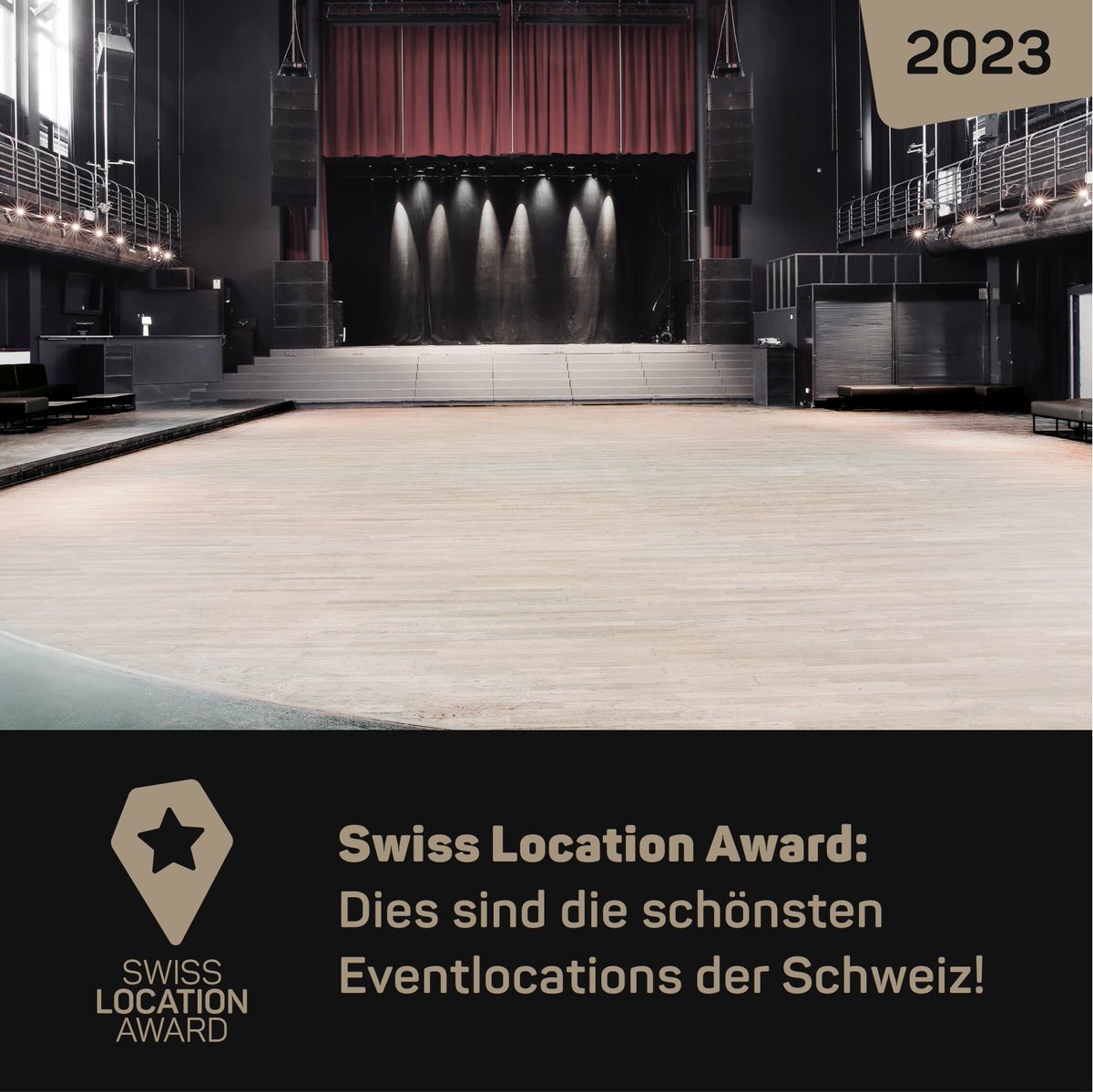 eventlokale's tweet photo. Swiss Location Award 2023: Eventlocations
 
In welchen Eventlocations eure Anlässe zu einem einzigartigen Erlebnis werden, haben über 58'000 Bewertende zusammen mit einer unabhängigen Fachjury entschieden. 
 
Hier geht's zu den ausgezeichneten Locations: https://t.co/B6ICPXUDRB https://t.co/kbx5arHsWD