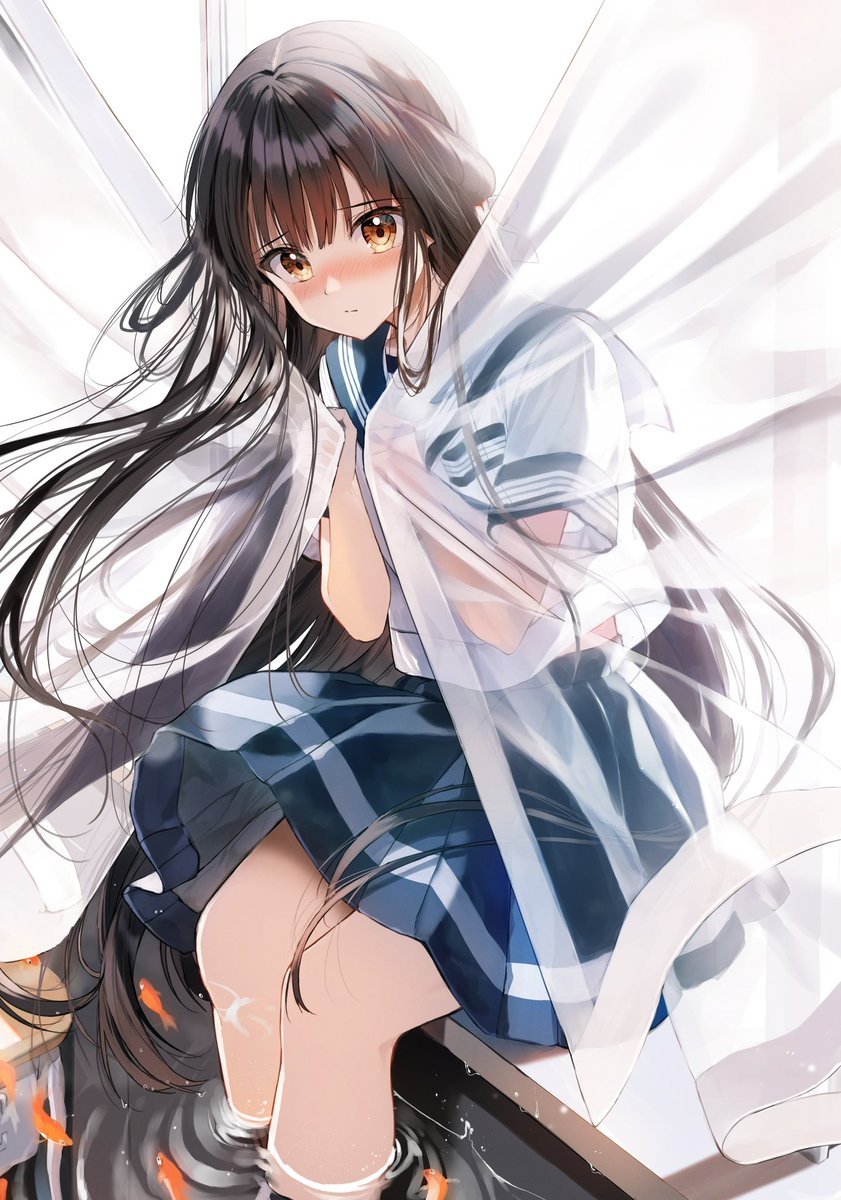 C102新刊表紙の緒沙奈ちゃんです🫶