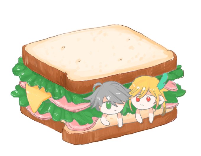 「multiple boys sandwich」 illustration images(Latest)