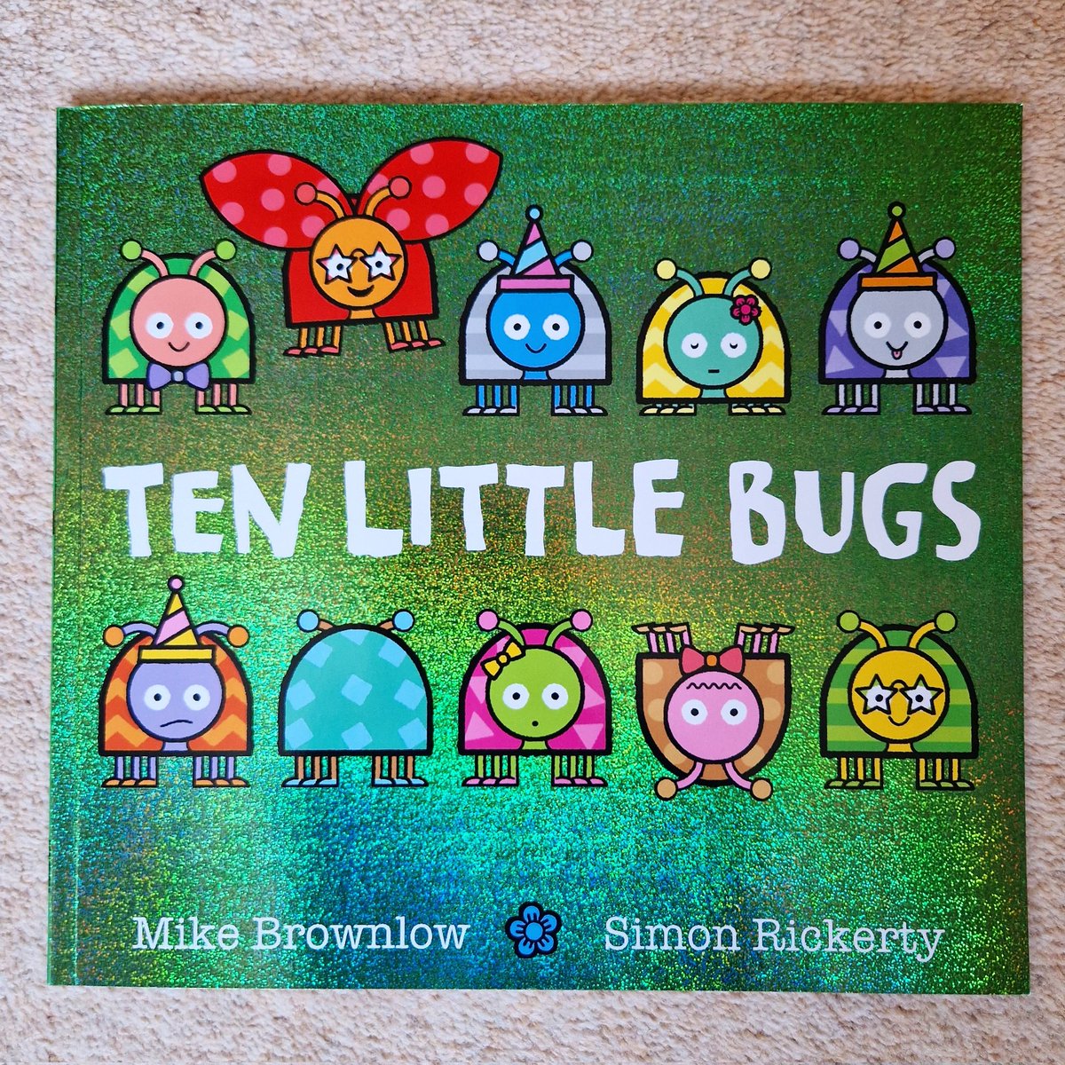 Paperback edition of Ten Little Bugs - out today! @MikeBrownlow1 @HachetteKids