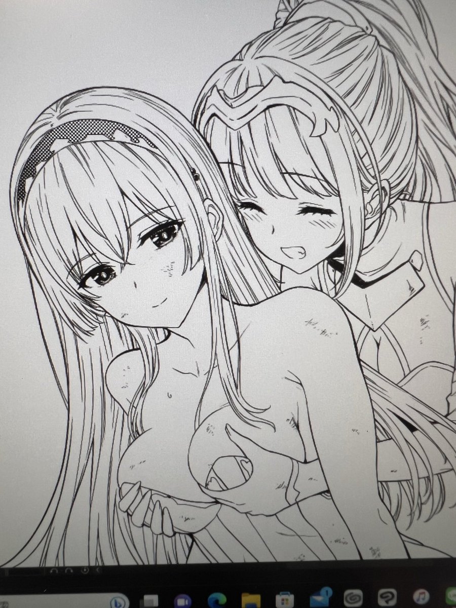 女神敗北最新話執筆中😌✒️

遂に、女騎士さんの過去も描かれる事に。😊
生前、笑顔を見せていた頃の女騎士さん。
しかしこの後、エルフちゃんと同じく人生に敗北してしまう事に… 