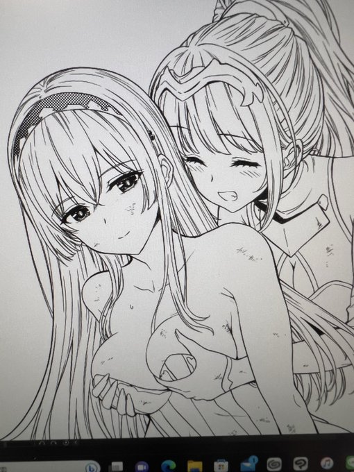 女神敗北最新話執筆中😌✒️

遂に、女騎士さんの過去も描かれる事に。😊
生前、笑顔を見せていた頃の女騎士さん。
しかしこの後、エルフちゃんと同じく人生に敗北してしまう事に… 