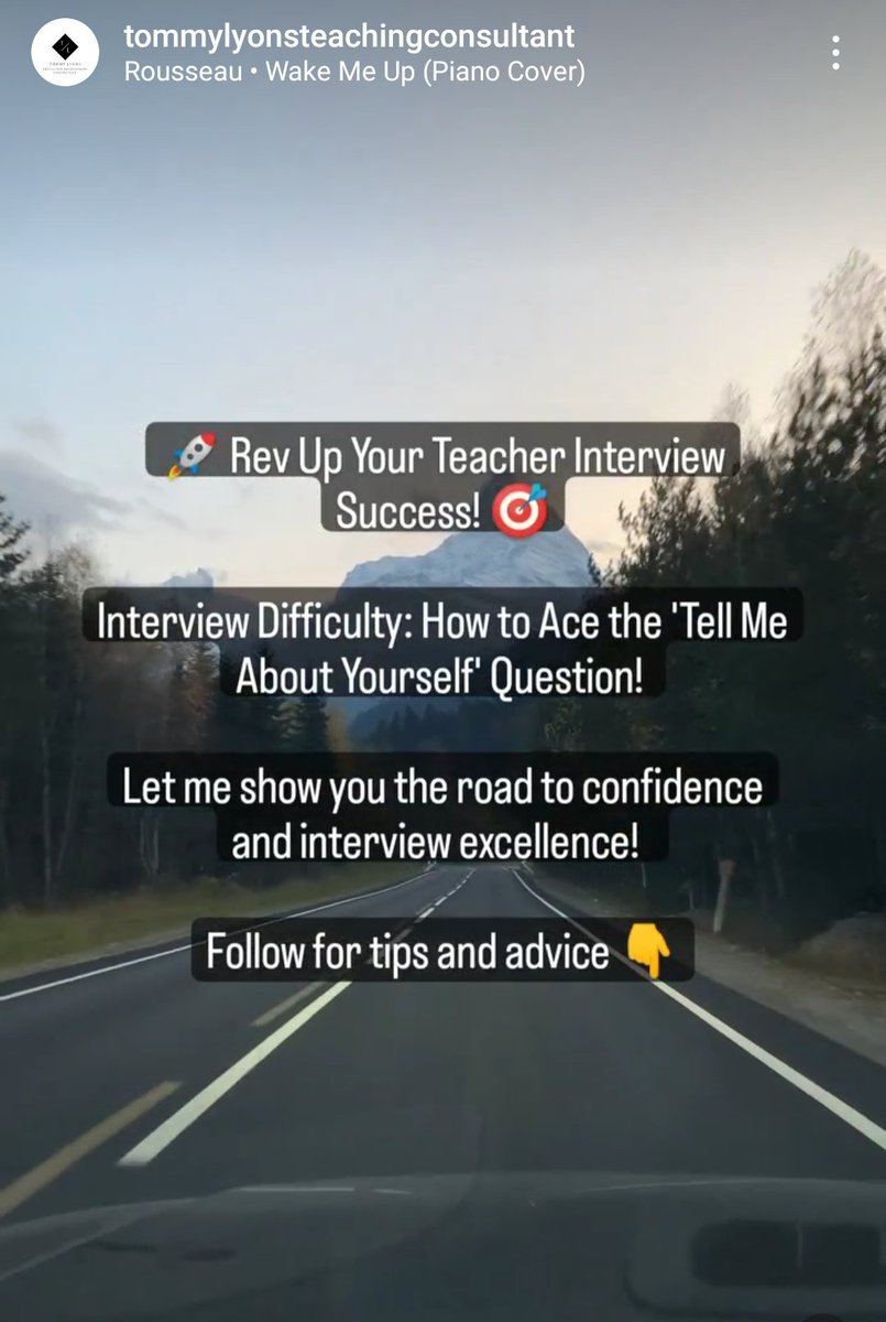 tommylyons82's tweet image. 🚀 Want to ace the &apos;Tell Me About Yourself&apos; question in teacher interviews? 🎯 Let me guide you to confidence and interview excellence! 💼🌟 
🙏 Like &amp;amp; follow #TeacherInterviewTips #AceTheInterview #ConfidentEducator #EducationCareer #TeachingJob #InterviewPreparation