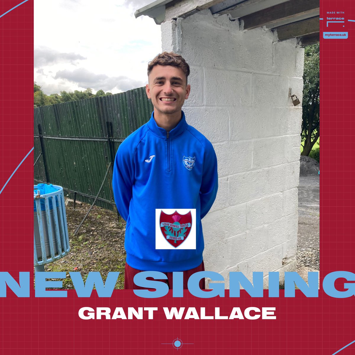 LugarFC1878's tweet photo. 📋✍🏼| GRANT WALLACE RE-SIGNS

We are delighted to announce the re-signing news of Grant Wallace for the forthcoming season. Grant has played at Lugar for many years and is a real asset to the team. 
Welcome back Grant! https://t.co/JeOz9IdwVA
