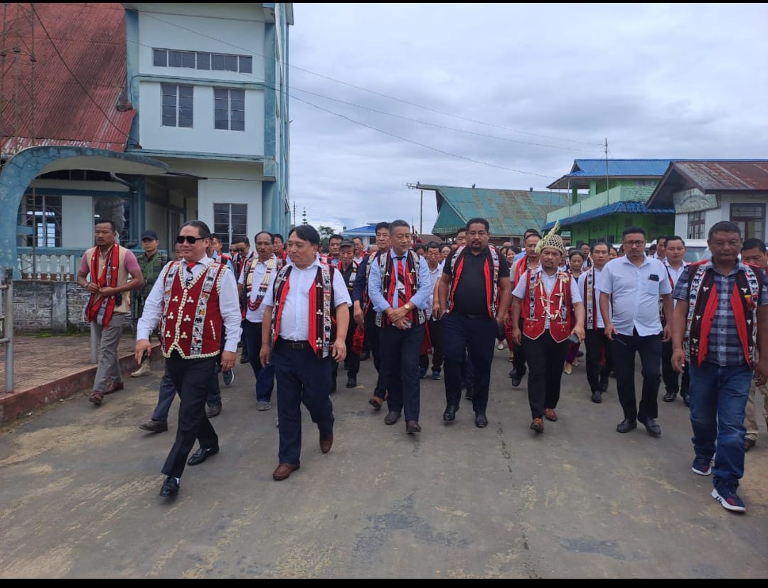 Nuklutoshi1's tweet photo. At the grand celebration of Tsüngremmong, a pre-harvest festival celebrated by the Ao Naga tribe of Nagaland, held at Mongsenyimti Village on 2nd August, 2023. #AoNaga #Tsüngremmongfestival https://t.co/xJdwiSw1qf