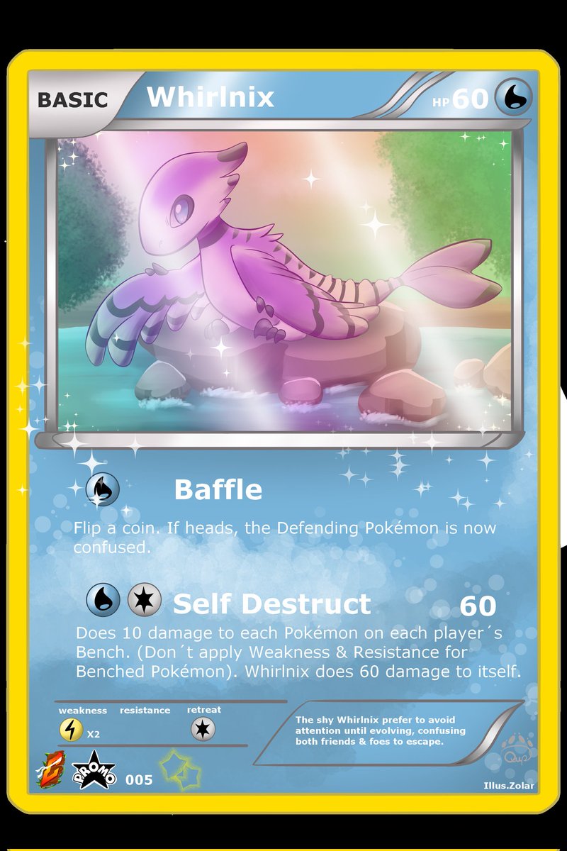Qup_Arts's tweet photo. This time i made a holo fakemon card for @connorcantaim https://t.co/5WG8Alchbp