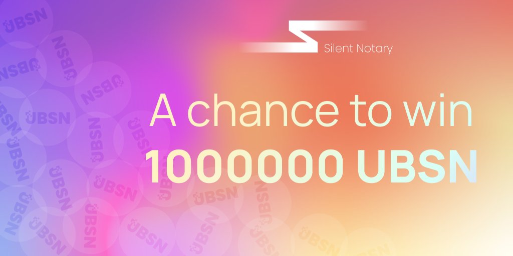 SilentNotary (UBIX.Network) tweet media