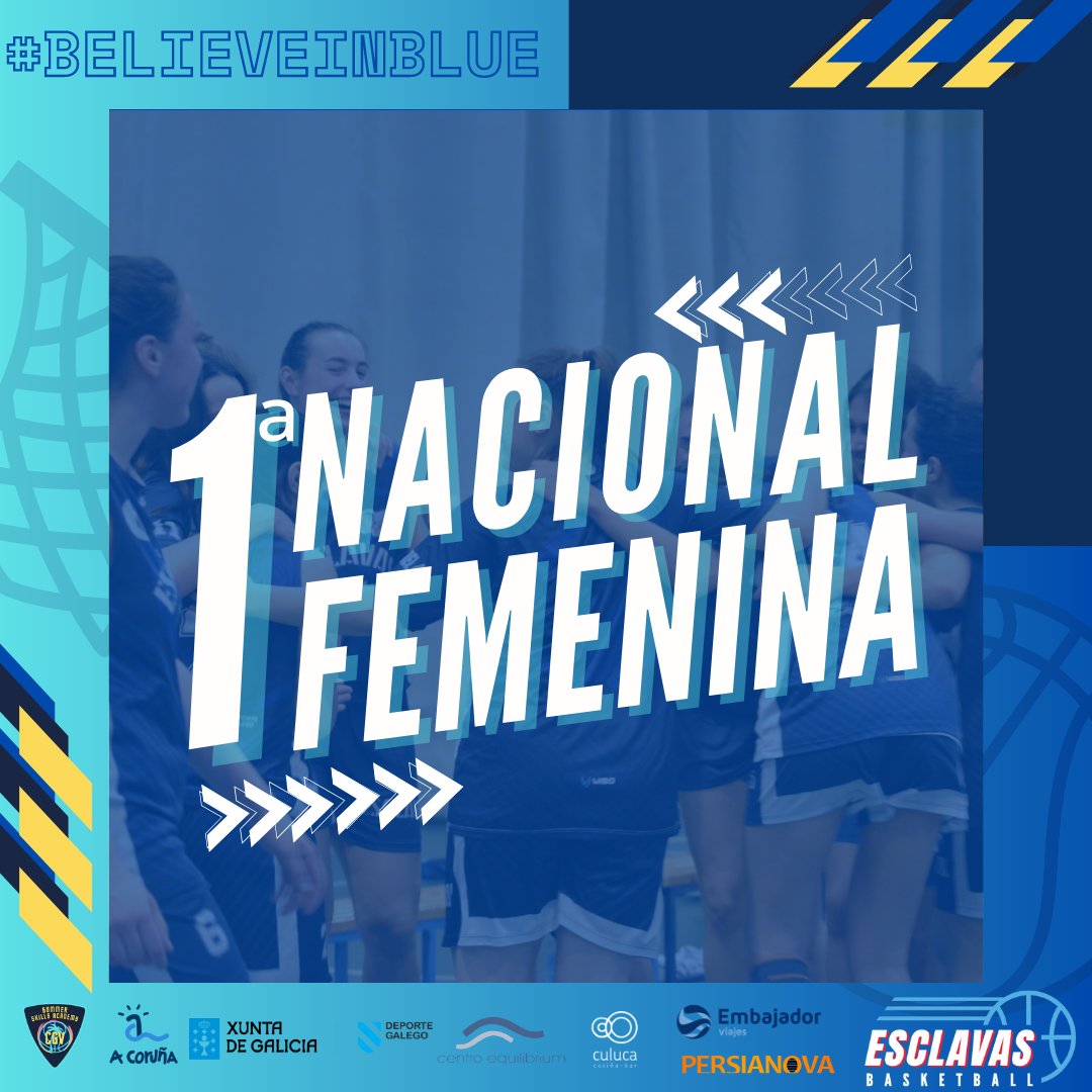 ClubEsclavas's tweet photo. 🏀1ª Nacional Femenina🏀

➡️Renovación
🏀Tati Casal

La capitana vuelve para liderar un año más el proyecto del Senior Femenino! Encantado de tenerte de vuelta Capi!

@ConcelloCoruna
@laopinioncoruna
@FGB_Baloncesto
@culucacocinabar
@coruna_deportes
@dxtcampeon
@ViajesEmbajador https://t.co/cX6vlu3MB8
