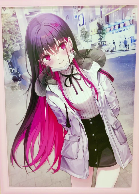 WAEN GALLERYさんから先ほどグッズのサンプルと特殊加工レイヤードアクリルをいただきましたいよいよ明日から開催です、よろしくお願いしましす