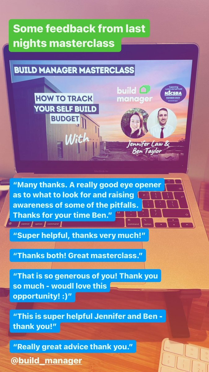 ManagerBuild's tweet image. Our first self build masterclass well received 👍 keep an eye out for more 🧐
#selfbuild #selfbuilduk #buildingthedream #granddesign #custombuild