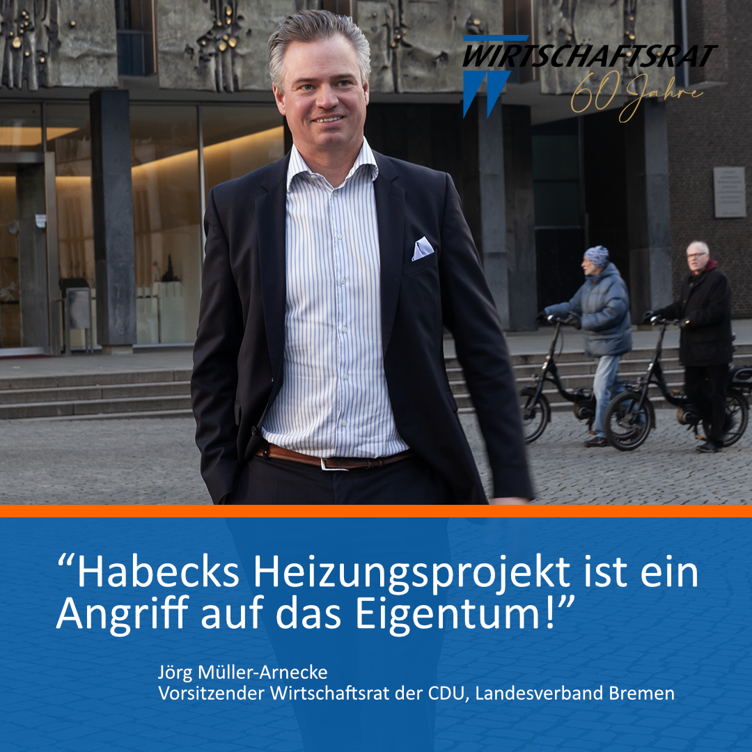 „Das Heizungsgesetz forciert die technologische Spaltung von Stadt und Land, denn trotz der postulierten Technologieoffenheit bestehen für Millionen von Hauseigentümern de facto nur beschränkte Heizungsoptionen.“
wirtschaftsrat.de/de/verband/lan…