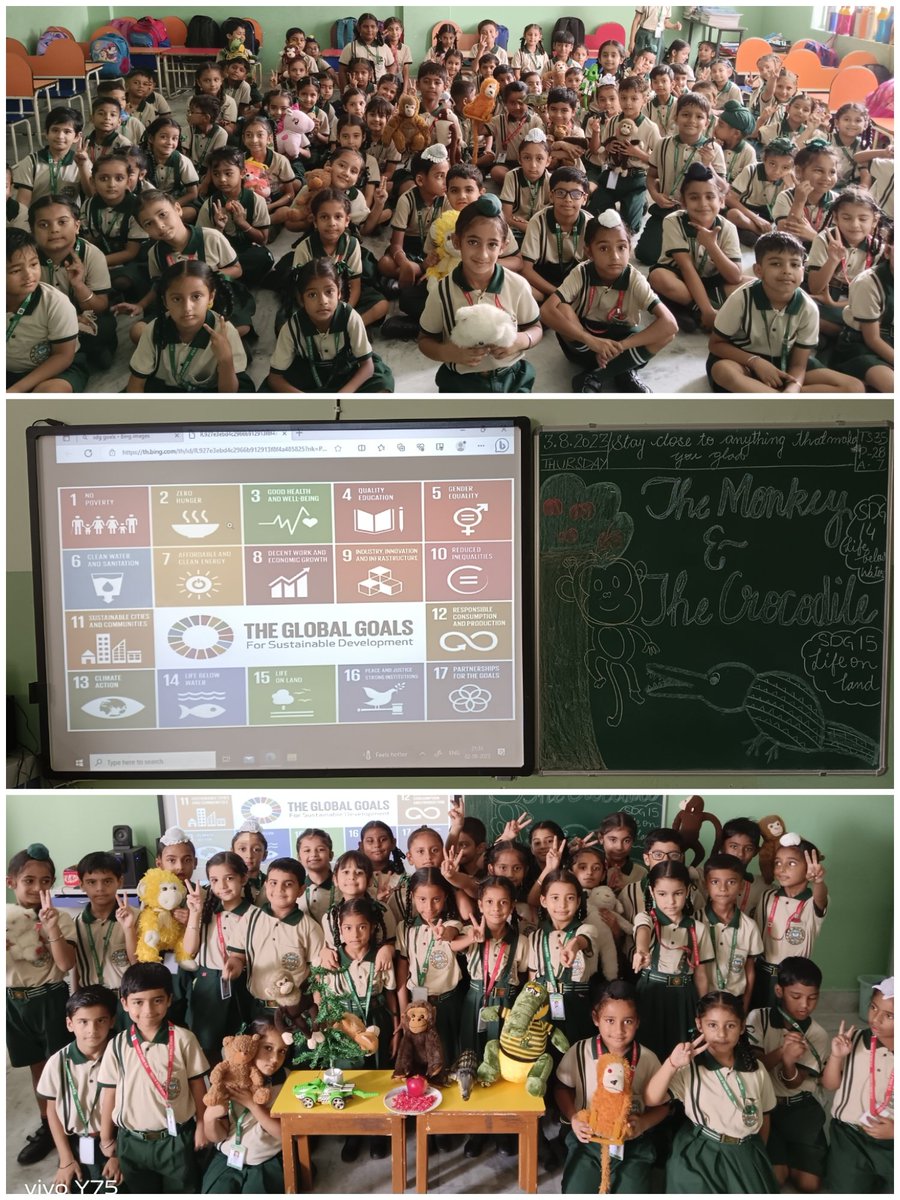 Story 🐒🐊 #MonkeyandtheCrocodile 🐒 🐊 enacted with puppets in grade 1 <a href="/STSWSRAJGOMAL/">S.T.S. World School (Official)</a> . Students were taught the importance of friendship and goodness of fruits.
<a href="/JuanaTech/">Juana Technologies</a> <a href="/Prabhjo60556013/">Prabhjot Gill</a> <a href="/MicrosoftEDU/">Microsoft Education</a> <a href="/MicrosoftTeams/">Microsoft Teams</a> <a href="/sweetysehjal/">sweety sehjal</a> <a href="/Sweety30486737/">Sweety</a>