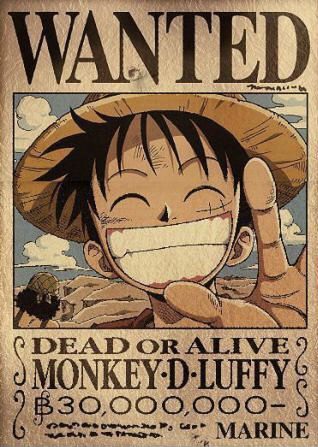 Bounty posters in One Piece live-action