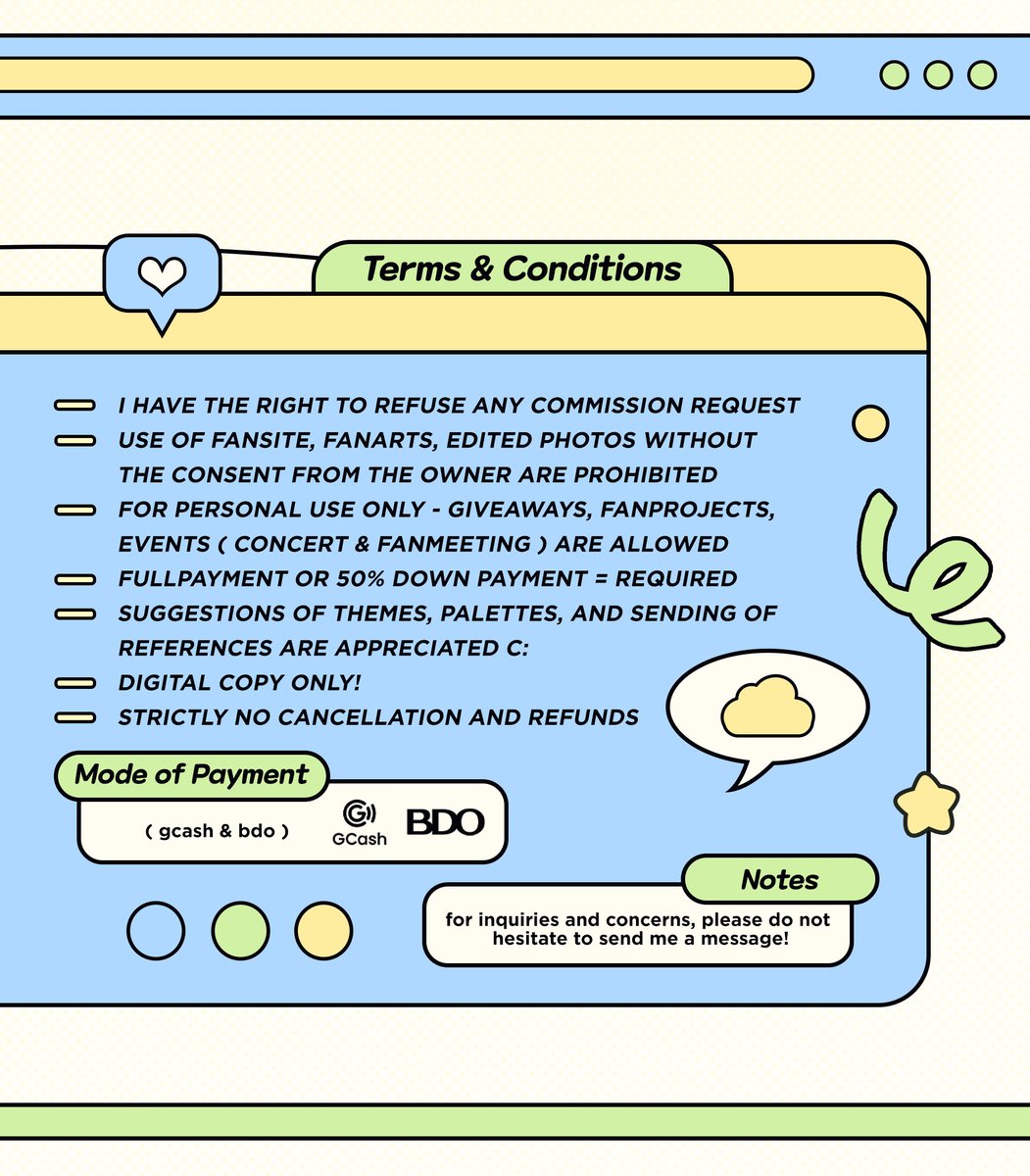 31stmail's tweet photo. ͏͏͏͏͏͏
͏͏͏꒰ ☁️ ꒱ welcome to 31stmail!
design commissions by gail
— portfolio and feedback ( #geyldotcomms ) https://t.co/YFCKgTfEGu
