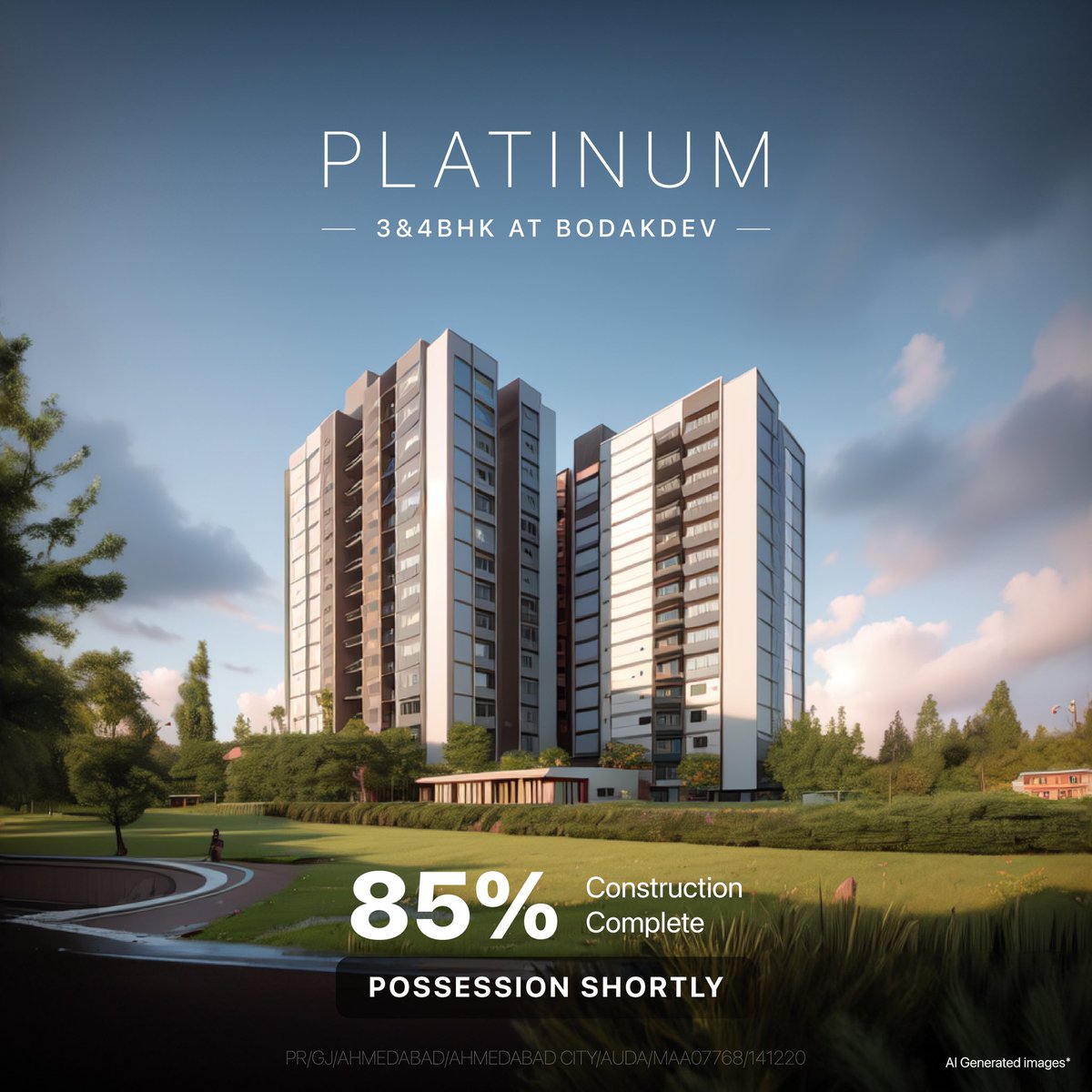 Change the way you live at Bodakdev.

Possession soon at Shivalik Platinum.

Book your 3 & 4BHK home, call us on +91 75 75 00 7332

#Shivalik #ShivalikGroup #Buildinglandmarks #RealEstate #NewRealEstateProject #DreamHome #luxurioushomes #retailspaces #primelocation