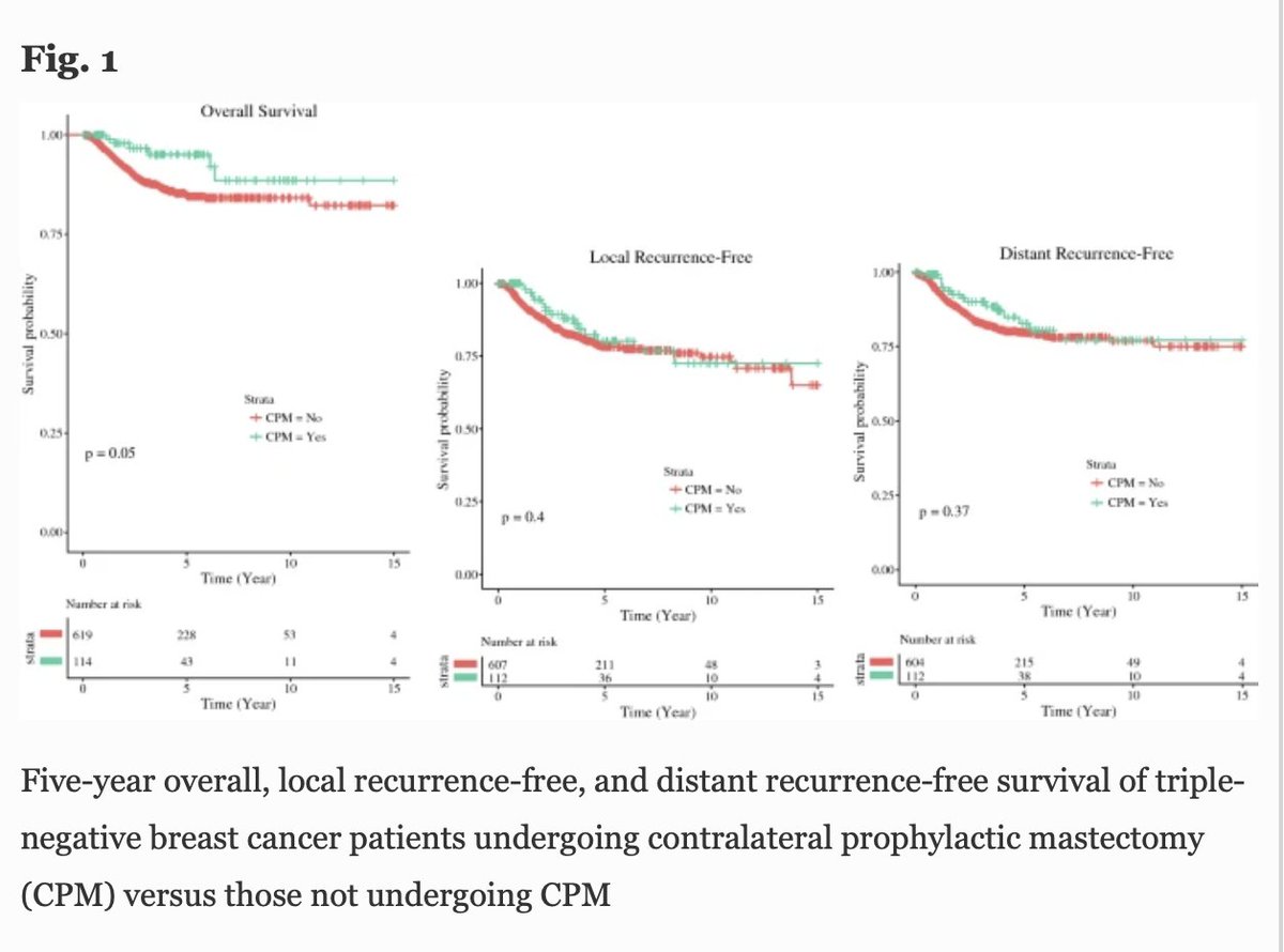 AnnSurgOncol's tweet photo. AUGUST ISSUE: Survival Outcomes in Women with Unilateral, #Triple-NegativeBreastCancer Correlated with #ContralateralProphylacticMastectomy. https://t.co/jgulg0m7n1 @SocSurgOnc https://t.co/w1ycPLRKzd