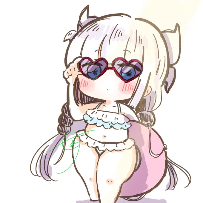ラクガキの水着カンナちゃん