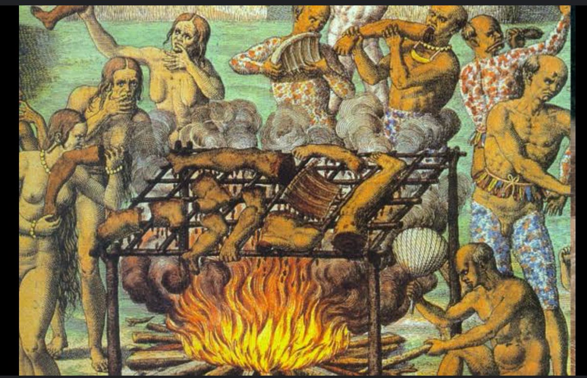 StephenKanitz's tweet photo. A Verdadeira Origem Da Escravidão 

“A prática da escravidão, como a entendemos no contexto histórico, surgiu em grande parte com o advento da agricultura e das sociedades sedentárias e comunitárias  há cerca de 10.000 anos. 

Foi quando as sociedades começaram a ter recursos excedentes que levaram à hierarquia social, direitos de propriedade, e a capacidade de controlar e explorar o trabalho dos outros.

Antes do advento da agricultura, durante a Era Paleolítica (também conhecida como Idade da Pedra), as sociedades eram principalmente comunidades de caçadores-coletores. 

Nestas comunidades, os conceitos de direitos de propriedade e excedente econômico eram praticamente inexistentes. 

Cada um comia o que conseguia comer. 

Assim, seria difícil para uma forma de escravidão, como a entendemos hoje, existir. 

Embora possa ter havido várias formas de desigualdade social e exploração, é pouco provável que se assemelhassem à instituição da escravidão que se desenvolveu em sociedades agrícolas e industriais mais complexas.”

Vocês não irão encontrar essa informação acima em nenhum livro de História no Brasil, precisei consultar o ChatGPT para saber a origem.

A escravidão não surgiu vindo da África, ela surgiu no Oriente Médio.

Quando tribos guerreavam entre si, quem perdia a batalha morria, quem sobrevivesse era morto imediatamente. 

O objetivo era justamente esse, ter menos pessoas procurando a mesma comida. 

Em “O Banquete Antropofágico” do livro História do Brasil, Hans Staden narra que o guerreiro perdedor não era escravizado e sim cozinhado e comido.

“Velhas recolhiam, numa cuia, o sangue e os miolos; o sangue devia ser bebido ainda quente. 

A seguir, o cadáver era assado e escaldado, para permitir a raspagem da pele. Introduziu-se um bastão no ânus, para impedir a excreção. 

Os membros eram esquartejados e, depois de feita uma incisão na barriga do cadáver, as crianças eram convidadas a devorar os intestinos.”

A prática de permitir que a tribo derrotada pudesse ainda viver, aprendendo a nova técnica da agricultura, ajudando a plantar comida, cuidando da safra até a colheita, foi até uma agradável surpresa para os derrotados.

A maioria sabia que ia morrer, tanto que os samurais derrotados se antecipavam cometendo o haraquiri.

Foram eles os primeiros a bradarem “liberdade ou morte”, preferindo a morte. A única opção que existia.

Ser escravo em troca de se manter vivo, não era uma opção, até o advento da Agricultura. 

A única opção era ser morto ou torturado num caldo fervente e depois ser comido.

Nada disso absolve a prática na Escravidão 11.000 anos depois. 

Mas que os livros de história da escravidão omitem como a escravidão surgiu de fato, é algo inadmissível.

Surgiu como uma nova prática tribal, de não exterminar a tribo derrotada e deixá-los viver, “alugando” terras em troca de parte da produção, e ensinando-os uma nova forma de sobreviver.

Somos todos descendentes de escravos, eu tenho um ascendente eslavo, o povo recente escravizado e que deu o nome “slave” e escravo.

Não tenho nenhum ascendente japonês samurai derrotado. 

Algo para se pensar.